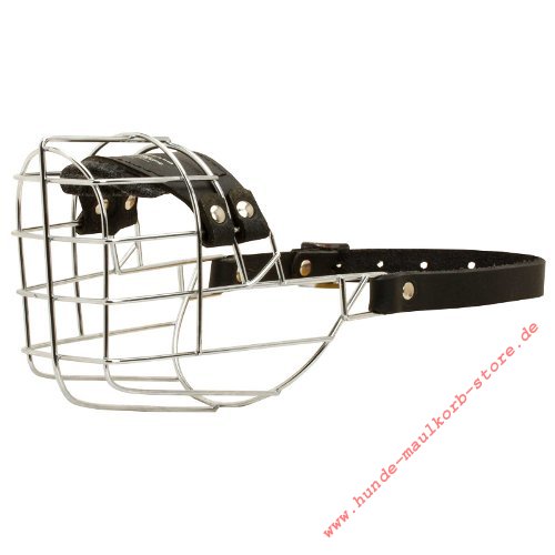 Large Wire Basket dog muzzle for large breeds, best design