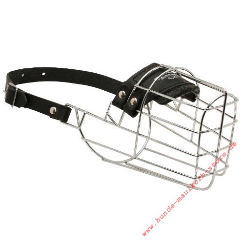 Large Wire Basket Dog Muzzle for Collie