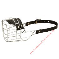 Wire Large Basket Dog Muzzle for Dalmatian